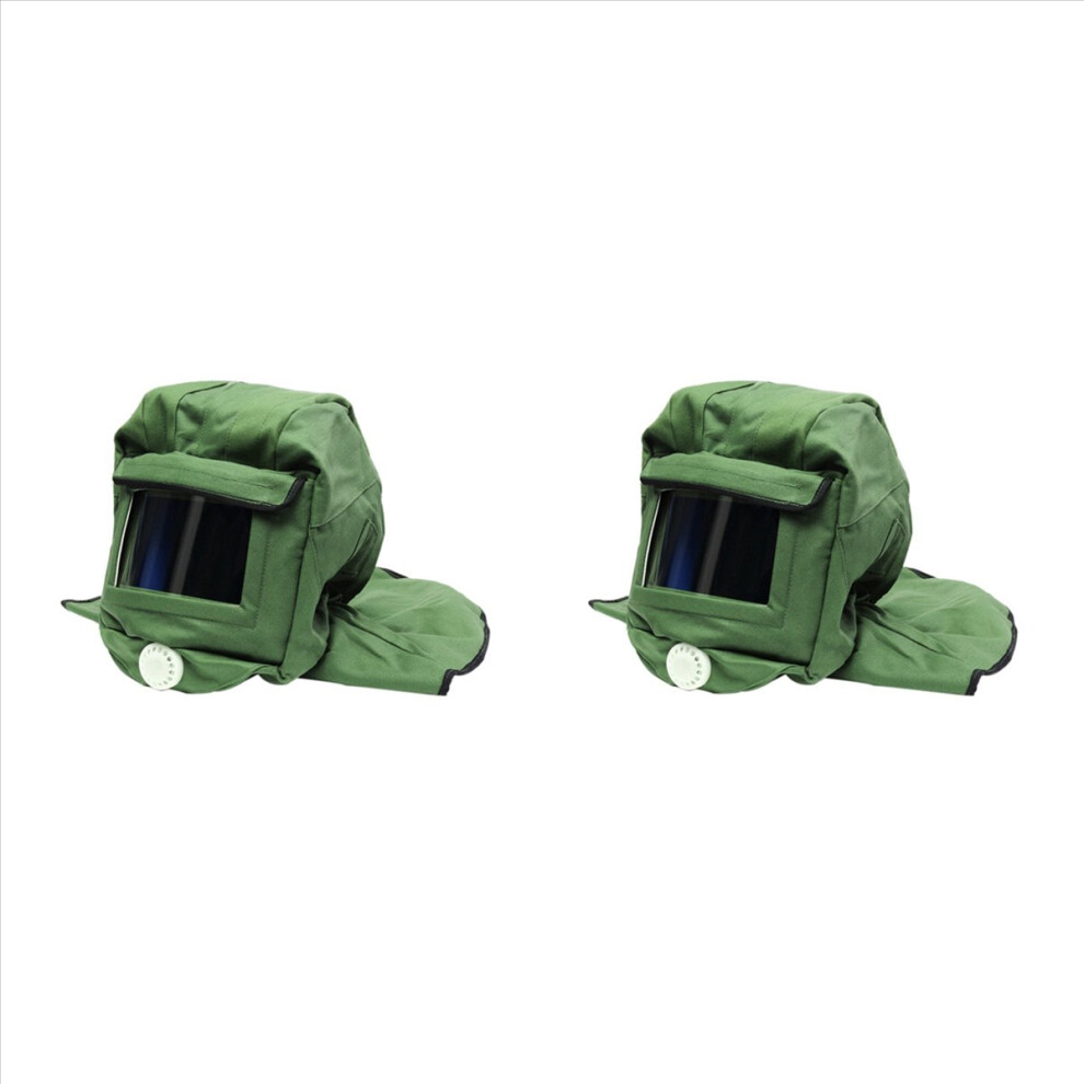 Jojomino Canvas Sand Blasting Hood Cap Shawl Sandblaster Mask