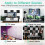 12Pcs Acoustic Foam Board,Studio Wedge Tile, Wall Panel, 2.5X30X30cm 2