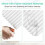 12Pcs Acoustic Foam Board,Studio Wedge Tile, Wall Panel, 2.5X30X30cm 10