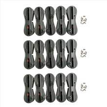 5 Pcs Fusion Fin Box 1 Center Fin+4 Side Fins Surf Plugs 0+5+9 Degree