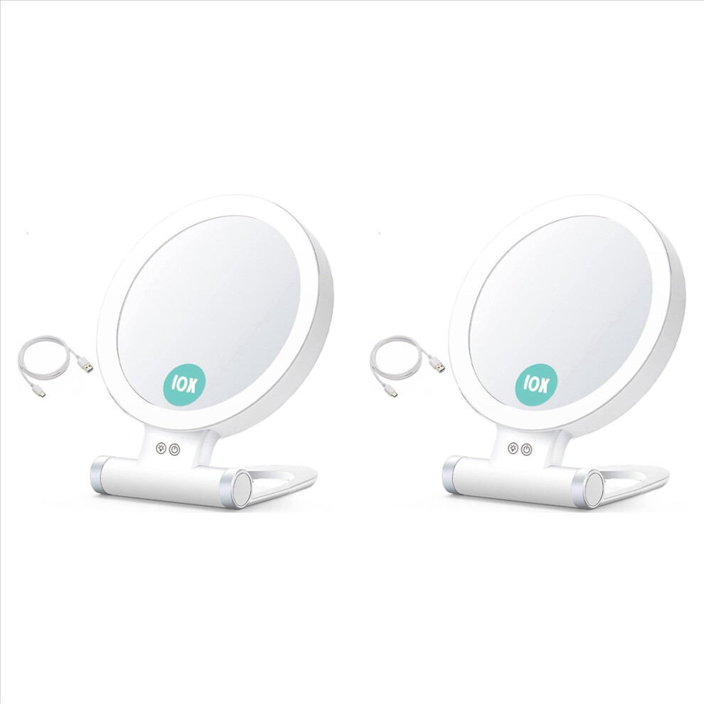 Jojomino Light 10X Magnifying Makeup Mirror With S And Magnification