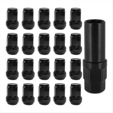 Car Wheel Lug Nuts,20PCS Chrome Aftermarket Closed