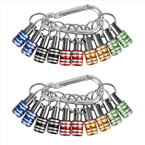10PCS 1/4 Inch Hex Shank Screwdriver Bits Holder Adapter (5 Colors) 1