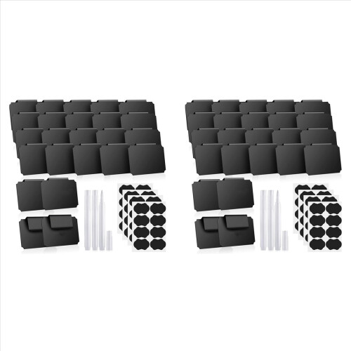 24PCS Basket Labels, Premium Bin Labels Clip On 1