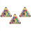 Wooden Billiard Ball Rack Solid Triangle Pool Racks 1