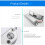 Electric Drop 4 Wires DC12V Electronic Mortise Locks 5
