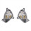 1Pair LED Headlight DRL Moudle 5F0941475A 5F094147 10