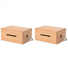 15 Tone DIY Music Wooden Box with Hole Puncher for Lovers