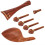 4/4 Violin Kit Full Size Accessories Rosewood Peg(4/4) 3
