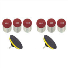 30-Piece Drill Bit Sanding Attachment Sandpaper 60/80/100