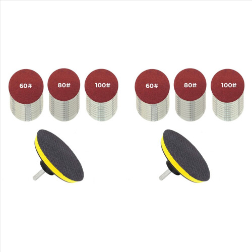 30-Piece Drill Bit Sanding Attachment Sandpaper 60/80/100