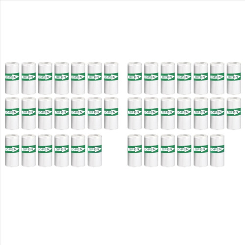 20PCS Mini Printer Paper, Self-Adhesive, Black on White, 5.7 x 2.5cm