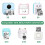 20PCS Mini Printer Paper, Self-Adhesive, Black on White, 5.7 x 2.5cm 5