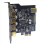 USB 3.2 PCIE Expansion Card 1X to TYPE-C Adapter 6