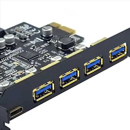 USB 3.2 PCIE Expansion Card 1X to TYPE-C Adapter 2