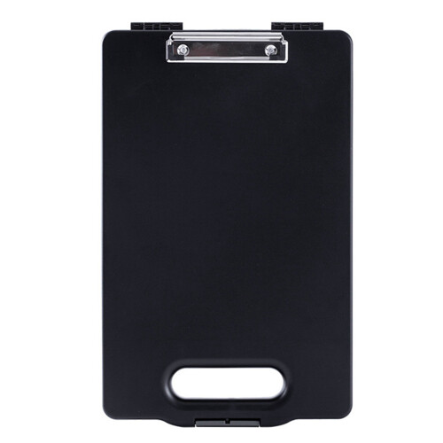 A4 Plastic Storage Clipboard File Box Case Document Folders Portable 2