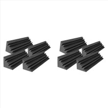 4 Pcs Studio Acoustic Soundproof Foam,Sound Panels Wedges,12X12X48cm