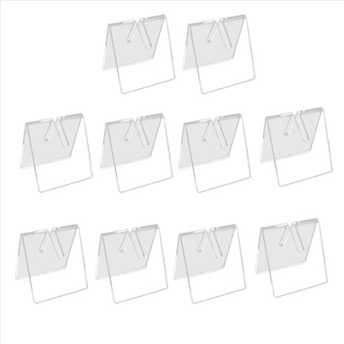 10PCS Clear Acrylic Knife Blade Display Stand Holders 2