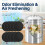 10Pcs Charcoal Filter for Compost Bucket 6.7 Inch 5