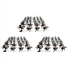 52 Pcs/Bag Medieval Cavalry War Horse Model Roman Toys