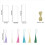 73Pcs Acrylic Bookmarks Blanks,Sublimation Book Markers 5
