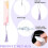 73Pcs Acrylic Bookmarks Blanks,Sublimation Book Markers 9