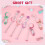 24pcs Beaded Keychains,DIY Blank Keychain Making Kit As Shown 3