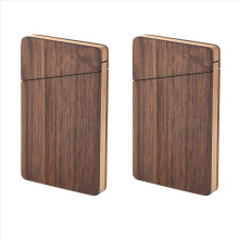 Business Card Case Men and Women Holder Walnut Wood