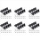 8 Pieces Sliding Barn Door Floor Guides Hardware Plastic Track Guide 1