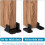 8 Pieces Sliding Barn Door Floor Guides Hardware Plastic Track Guide 9