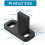 8 Pieces Sliding Barn Door Floor Guides Hardware Plastic Track Guide 6