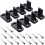 8 Pieces Sliding Barn Door Floor Guides Hardware Plastic Track Guide 3