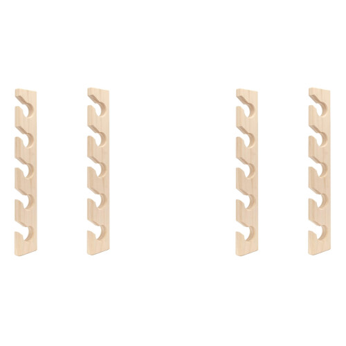 2 PCS Hat Rack for Wall Wooden Baseball Caps Organizer