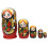 5PCS Matryoshka Dolls Nesting Handmade Cute Wood 6