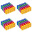 50Pack 14MM Translucent&Solid 6-Sided Dice for ,Activity 2