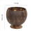 Coconut Shell Fruit Beer Coffee Cold Drink Cup Bowl-4Pcs 5