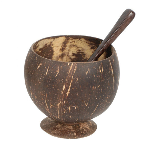 Coconut Shell Fruit Beer Coffee Cold Drink Cup Bowl-4Pcs 2