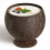Coconut Shell Fruit Beer Coffee Cold Drink Cup Bowl-4Pcs 4