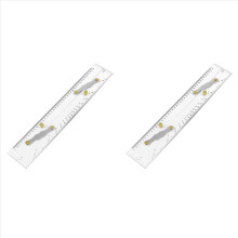 Marine Parallel Ruler Clear Scales, 450MM, Nautical Charts