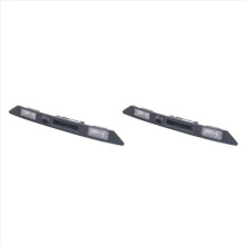 2X Trunk Grip License Plate Light Trim Assembly 8E0827574C3FZ