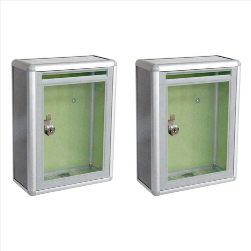 Proposal Box with Lock and Key Small Lockable Metal Wall Mounted 1
