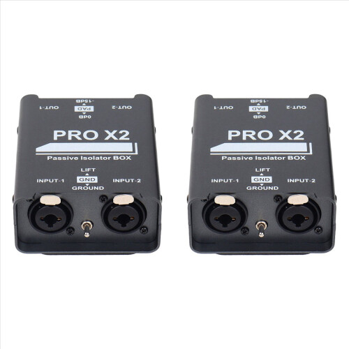 New 2-Way Audio Isolator, XLR 6.5, Permalloy Isolator 1