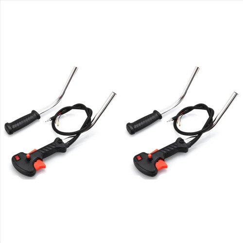 Tube Handle Throttle Trigger Cable Aluminum String Trimmer Parts
