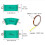 3 Pieces 3D Silicone Mug Wrap, for Printing Mugs Transfer Machine 5