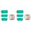 3 Pieces 3D Silicone Mug Wrap, for Printing Mugs Transfer Machine 2