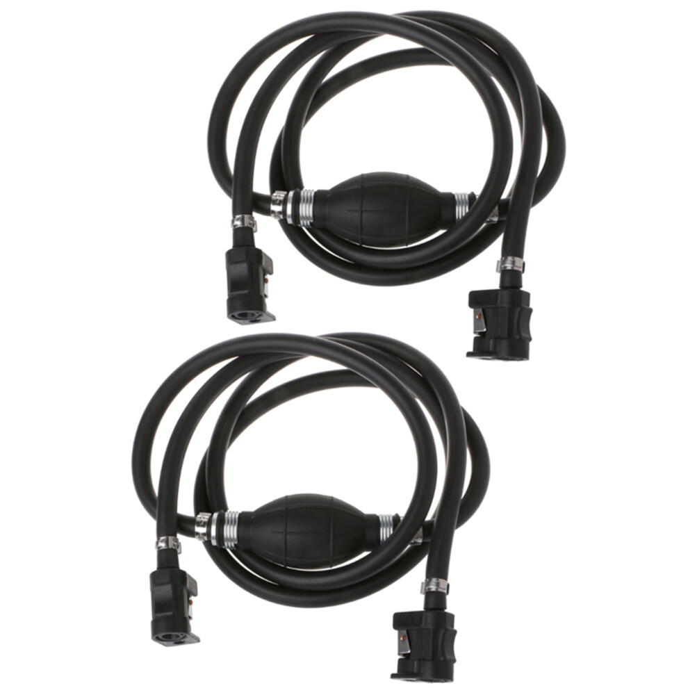 2X Line Hose Outboard Boat Engine Petrol Tank Connectors Kit 4853743553113
