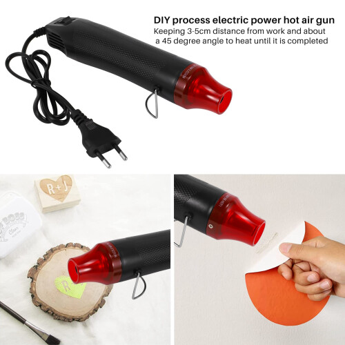 EU Plug 220V 300W DIY Mini Hot Air Heat Tool 2