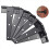 6 Pack Heavy Duty Tee Hinge, 150mm Metal Strap Hinge with Screws 11