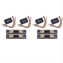 2PCS 0.28Inch Digital Volt Amp Voltmeter Ammeter with 50A 75MV Shunt