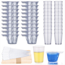 Epoxy Resin Tool Kit, 10 Pack 15ml Droppers 50ML